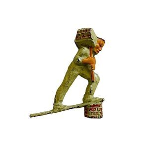 Barclay Manoil Lead Toy Figurine Man Carrying Bricks USA